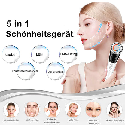5-in-1 facial care device benefits for anti-aging and wrinkle reduction

