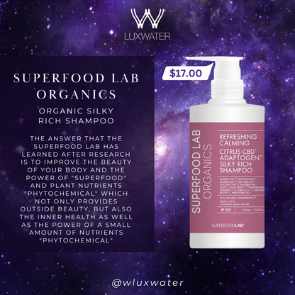 "Superfood-infused hair care, body care and supplements"