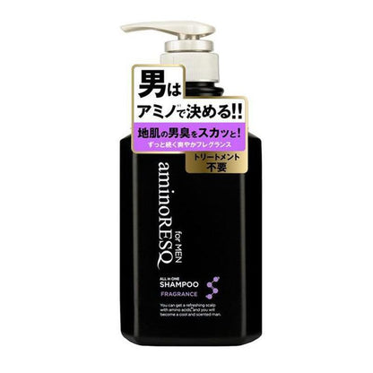 "Amino RESQ for Men Dry Scalp Shampoo – 13.5 oz hydrating cleanser"